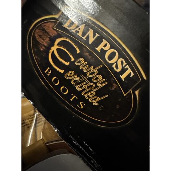 Dan Post Selena Boots Women’s Size 7 Golden Yellow Leather Square Toe NIB NEW - Picture 3 of 10